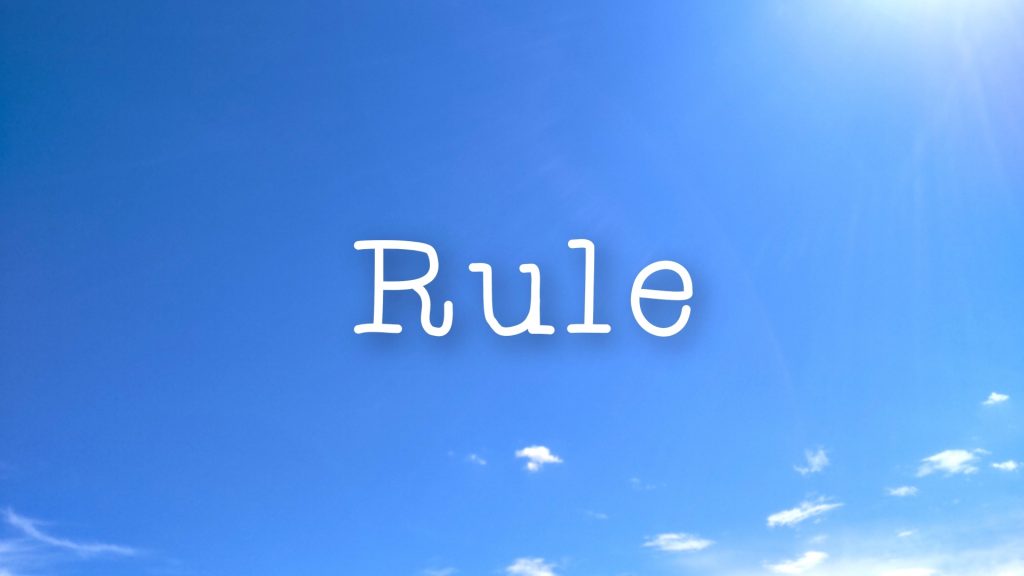 大人の発達障害のためのルール作り
